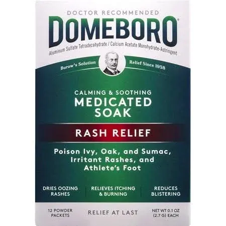 Domeboro Medicated Soak Rash Relief