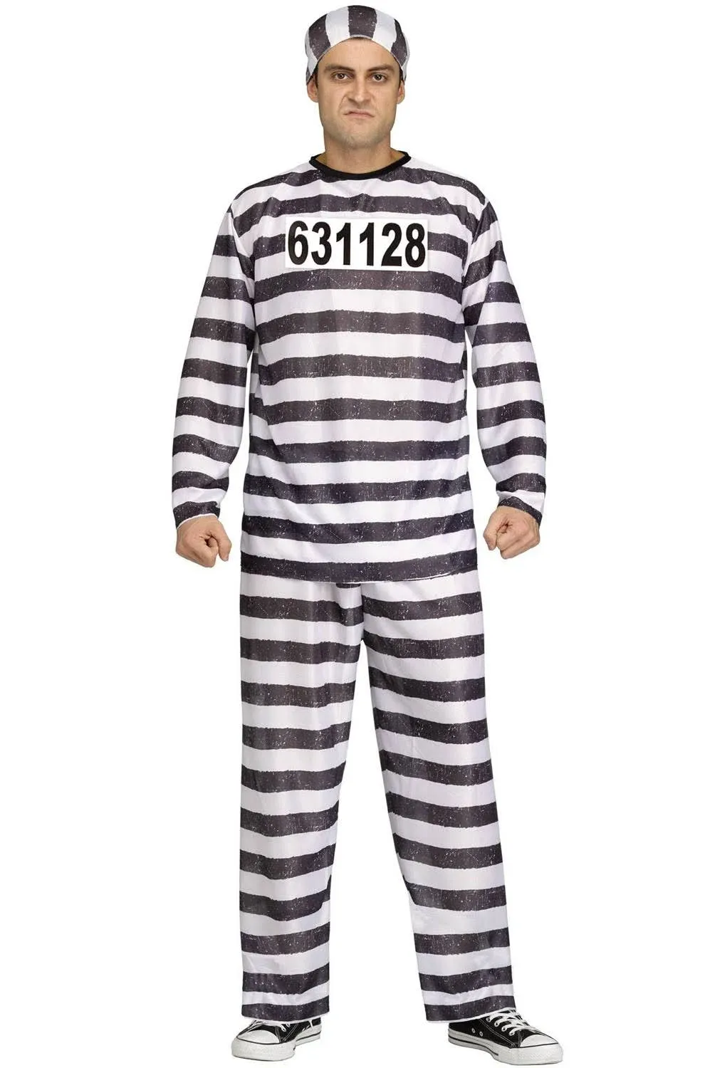 Morris Costumes Jailbird Costume