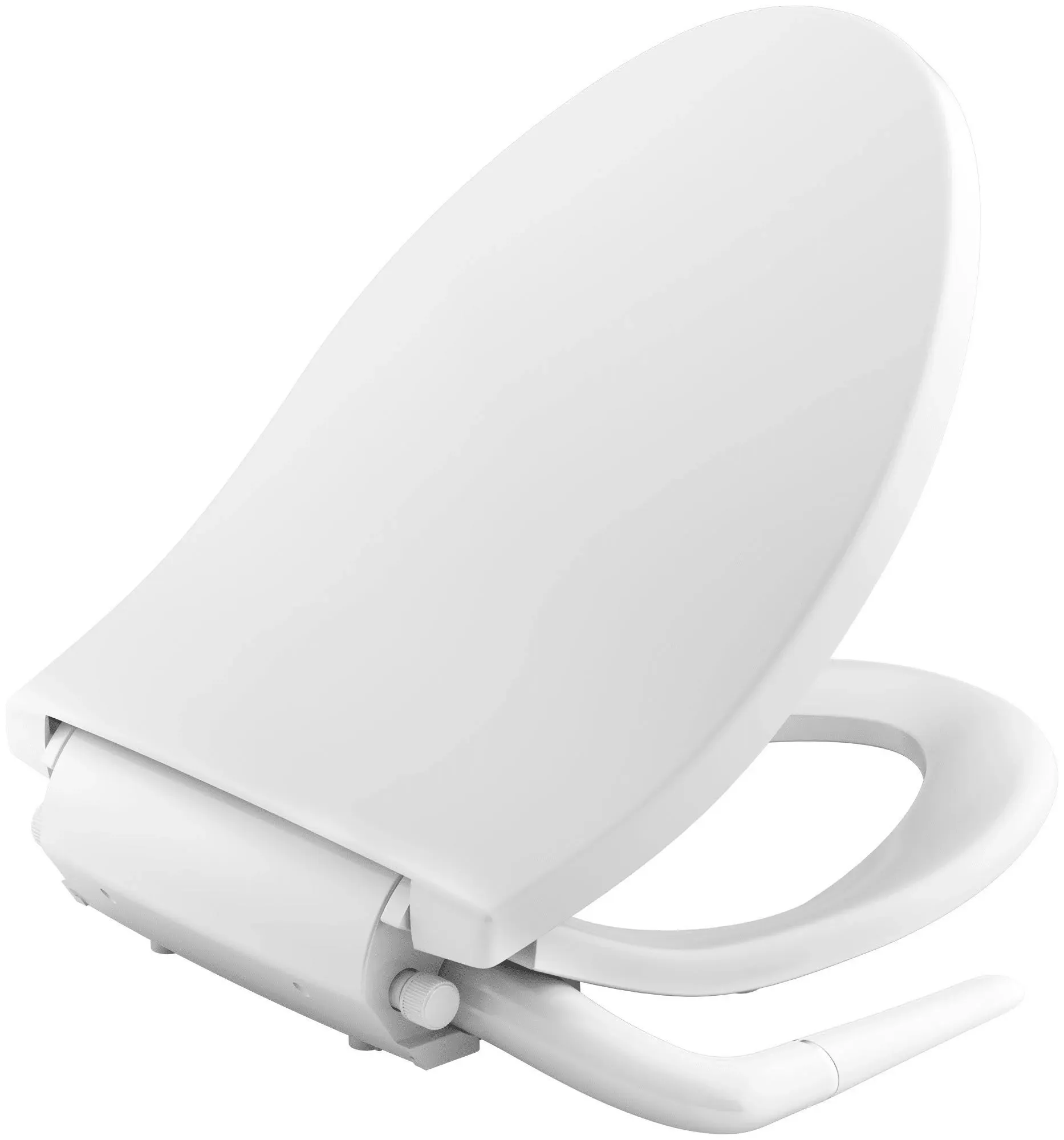 Puretide Non-Electric Bidet Seat for Elongated Toilets in Biscuit