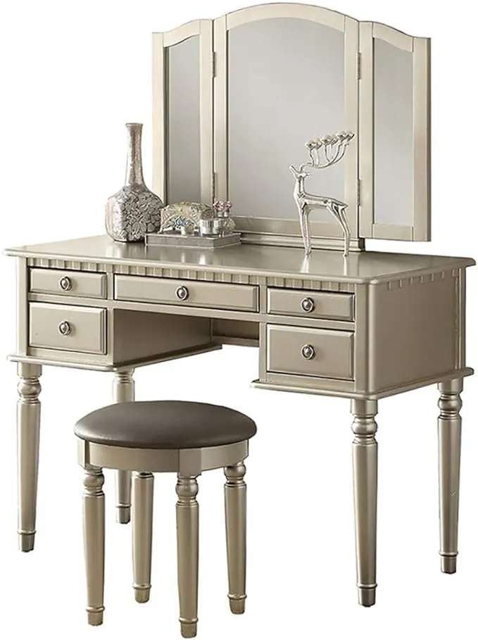 Bob Kona St. Croix Collection Vanity Set with Stool