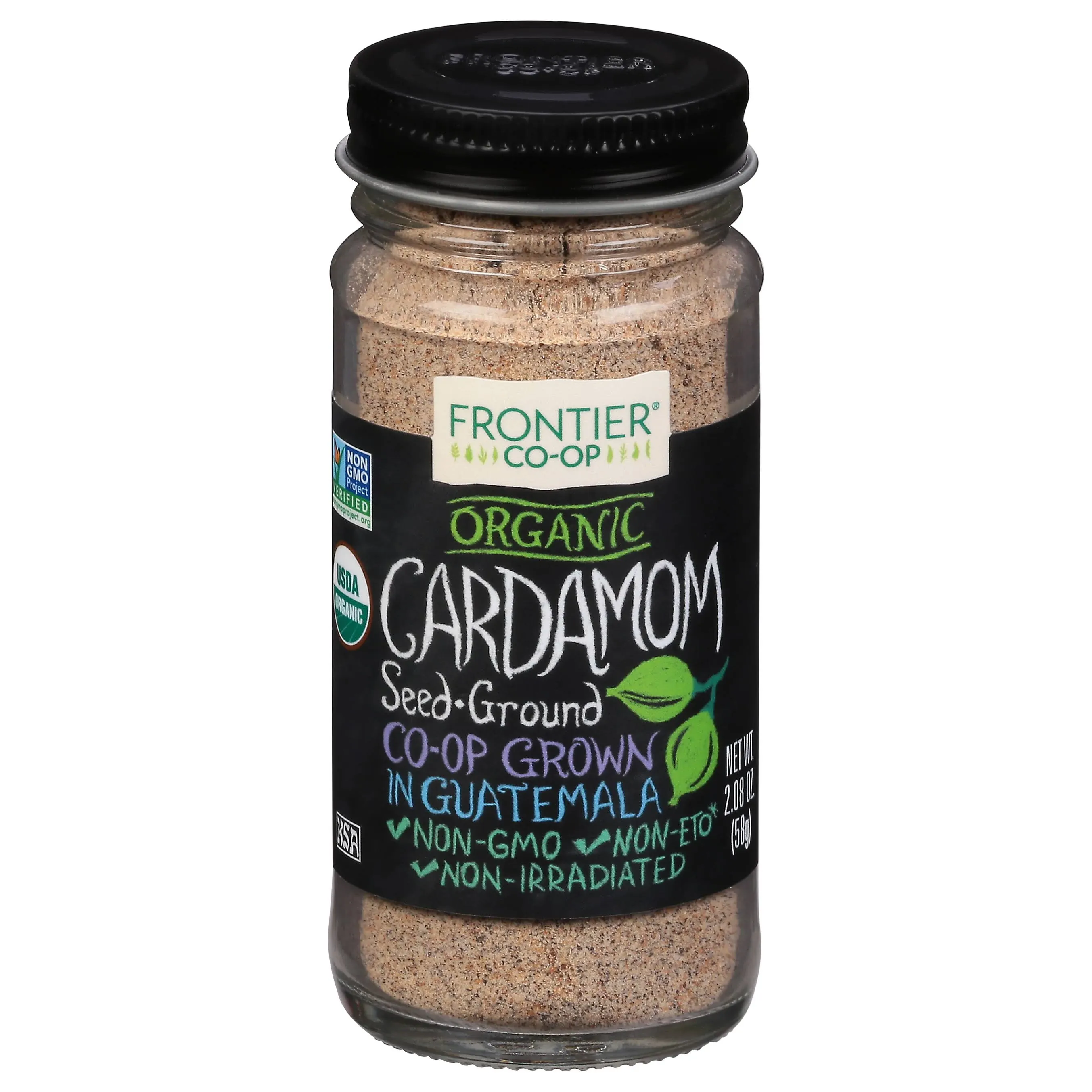 Frontier Organic Cardamom Seed, Ground - 2.08 oz