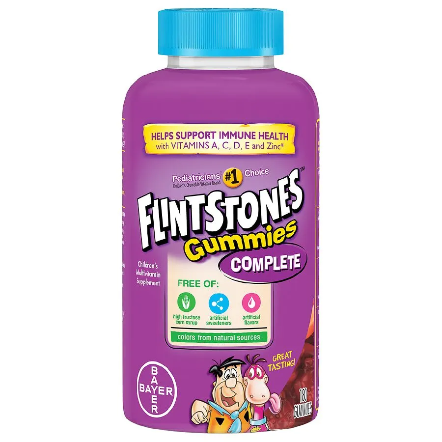 Flintstones 180 Gummies Complete Vitamina Infantil Importada