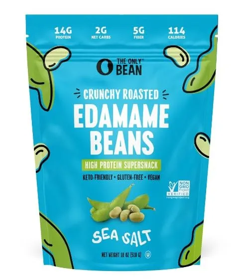 The Only Bean Crunchy Roasted Edamame Keto Snacks