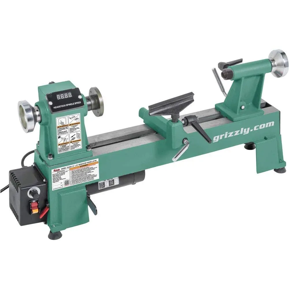 Grizzly T25920 12 inch x 18 inch Variable-Speed Wood Lathe