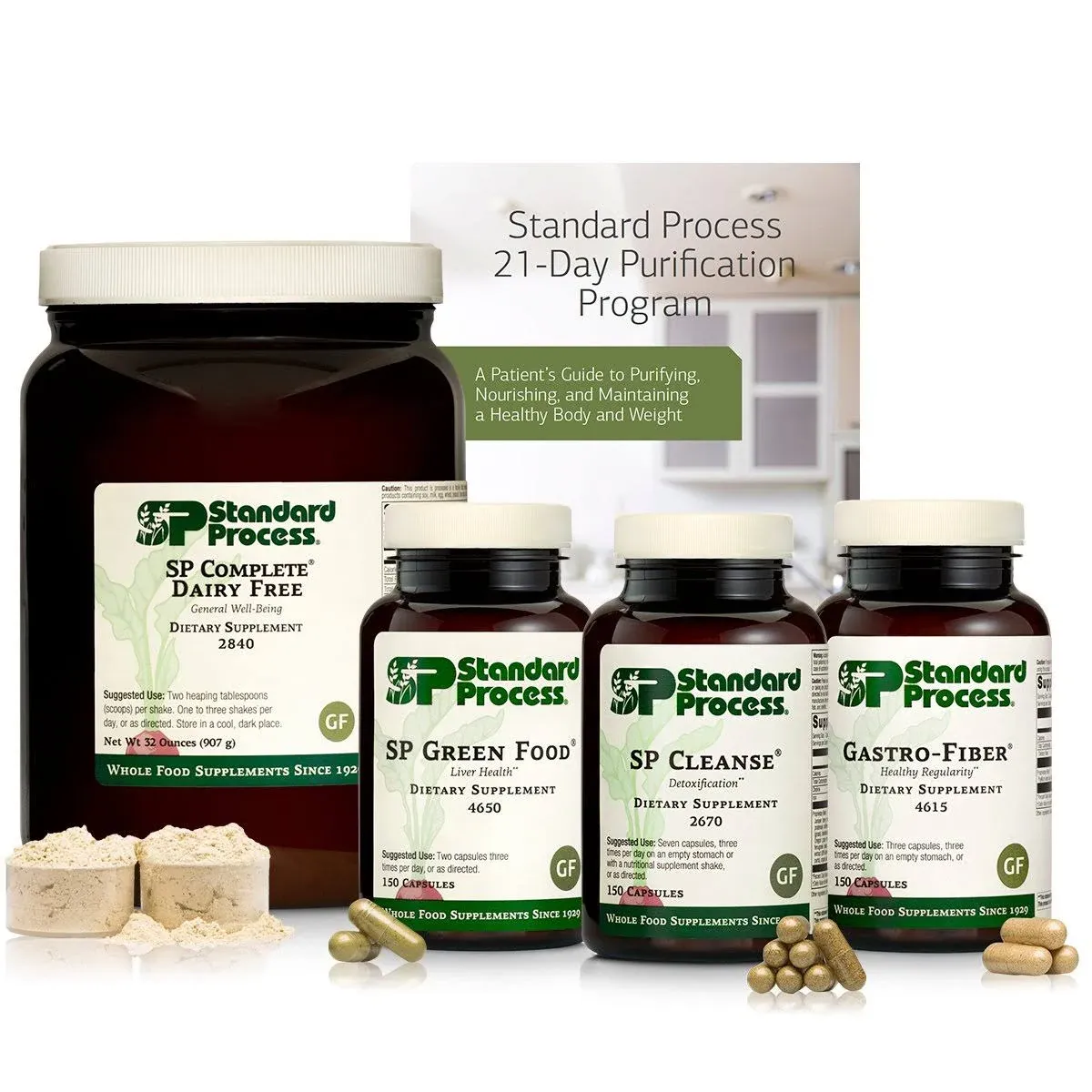 Standard Process Purification Kit with SP Complete Dairy Free and Gastro-Fiber