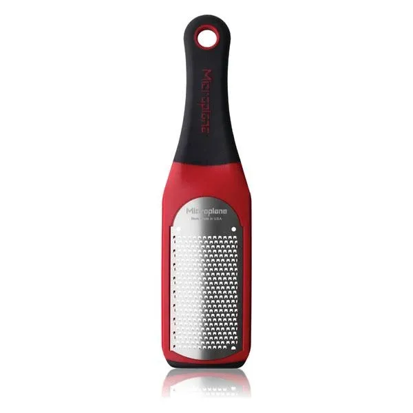 Microplane Artisan Series Fine Blade Cheese Grater - Red