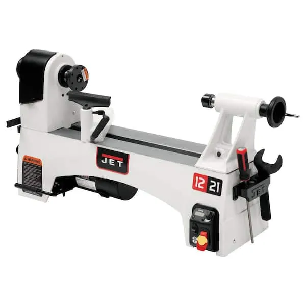 Jet 719200 JWL-1221VS: 12 In. x 21 In. Variable Speed Wood Lathe