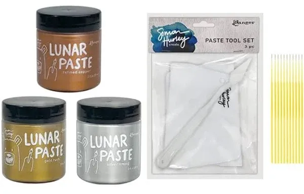 Bundle Simon Hurley Create. Oct. Lunar Paste Bundle -Gold Rush and Silver Lining