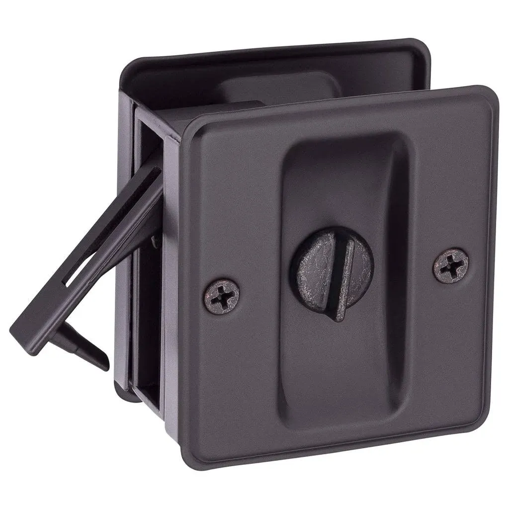 Oil Rubbed Bronze Pocket Door Privacy Lock