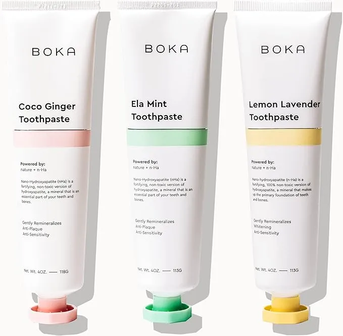 Boka Ela Mint Nano-Hydroxyapatite Toothpaste