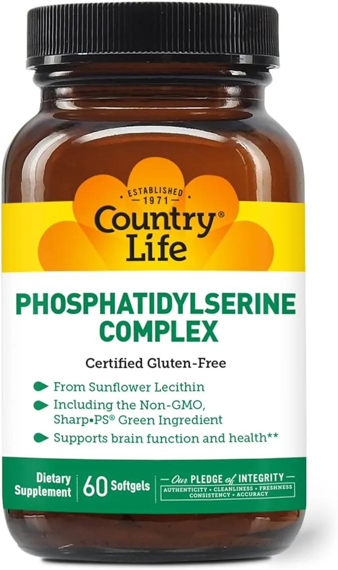 Country Life Phosphatidylserine Complex 60 Softgels