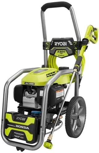 RYOBI 3300 PSI 2.5 GPM COLD WATER GAS PRESSURE WASHER GREEN #RY803325