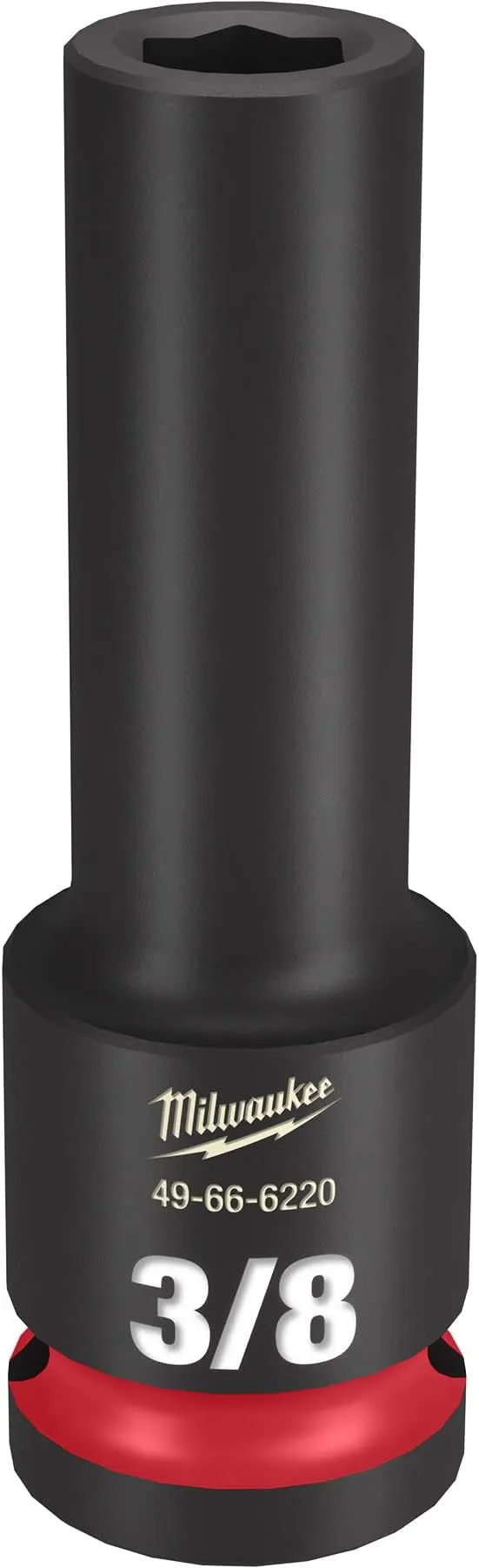 Milwaukee Tool 49-66-6121 3/8&#034; Drive Deep Impact Socket 1/2 In Size, Deep