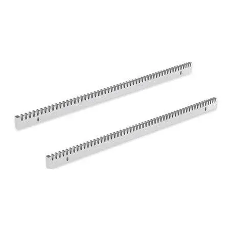 Galvanized Steel Gear Rack 1.64ft 8mm Thickness 2 Pieces Total 3.28ft Hardware