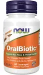 NOW Foods Supplements, OralBiotic™, Developed for Adults & Children, Strain Verified, 60 Lozenges