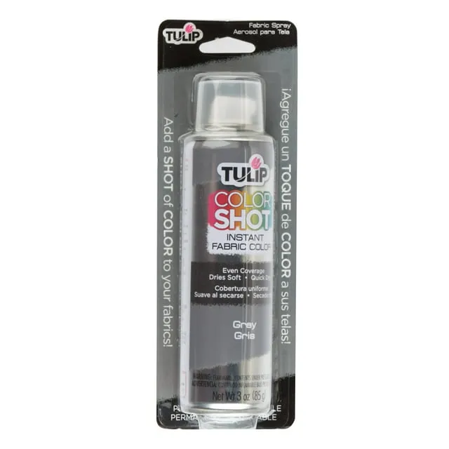 Tulip ColorShot Instant Fabric Spray Color 3oz. Black