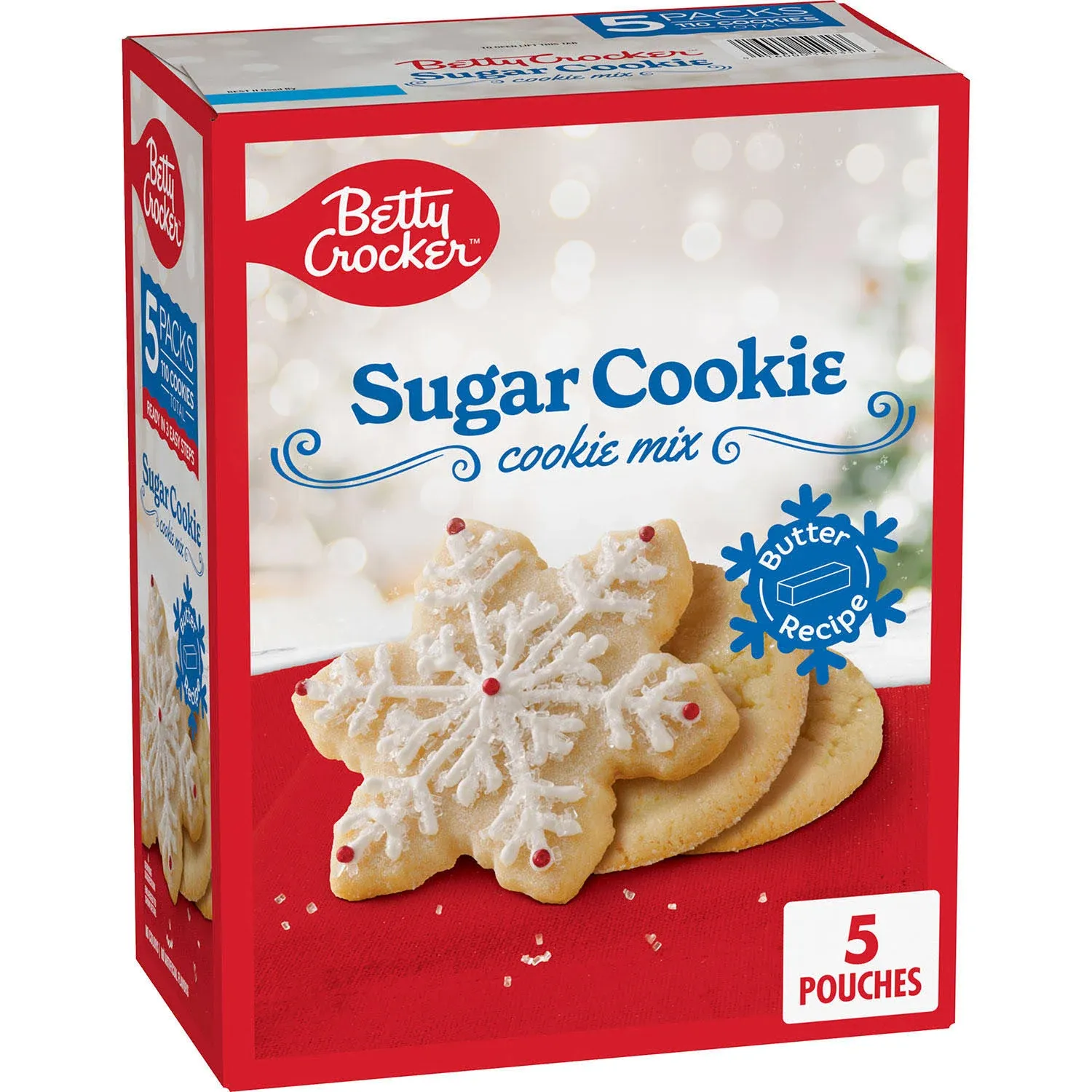 Betty Crocker Sugar Cookie Mix, 17.5 Oz - 5 Count (Pack of 1)