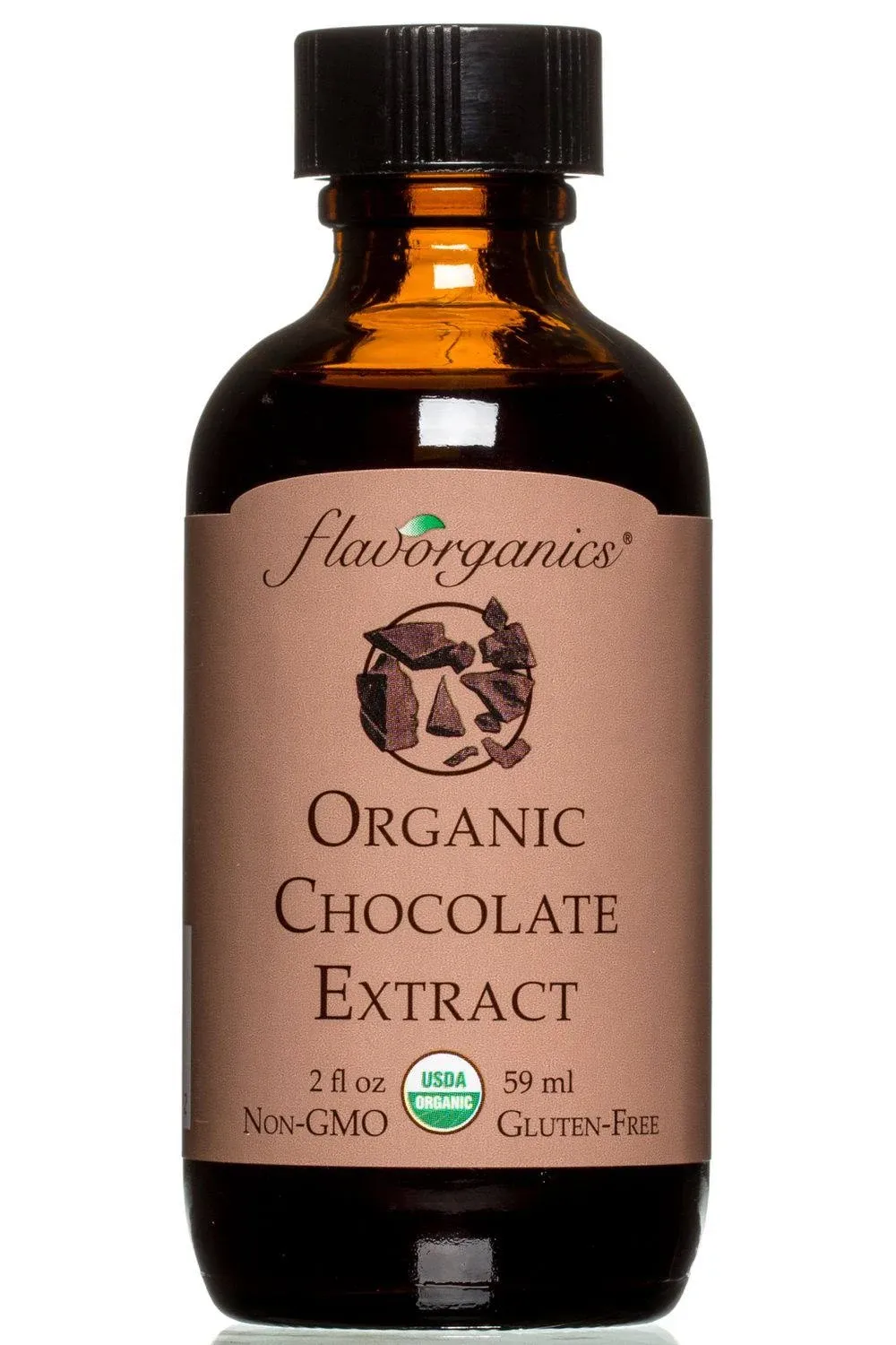 Flavorganics Extract Chocolate, 2 Ounce