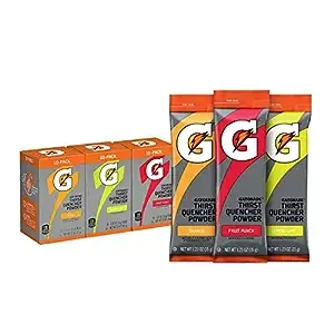 Gatorade Thirst Quencher Powder Sticks, 3 Flavor Variety Pack, 30 Pack