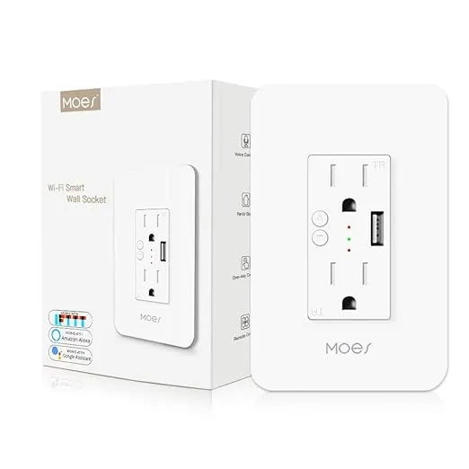 Moes Smart Wall Outlet