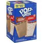 Kellogg's Pop Tarts Bars, Strawberry & Brown Sugar Cinnamon, 48/Carton (220-00456)