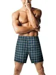 Hanes Mens Tagless Boxer With Exposed Waistband Multi-Packs