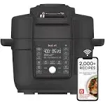 Instant Pot Tapa Duo Crisp Ultimate de 6.5 cuartos de galón con WIFI, freidora de aire 13 en 1 y olla a presión, salteado, cocción lenta, hornea, vapor, caliente, asado, deshidratado, cocción al vacío y más, incluye aplicación con recetas