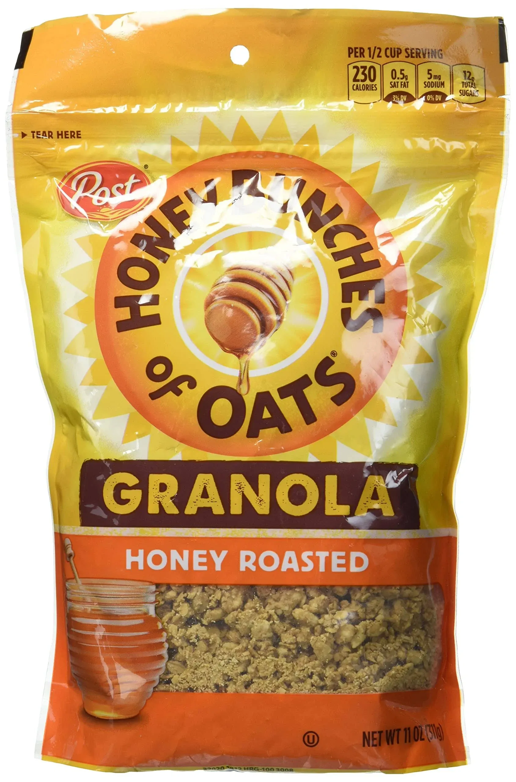 Post Honey Bunches of Oats Honey Roasted Granola, 11 Ounce -- 5 per case