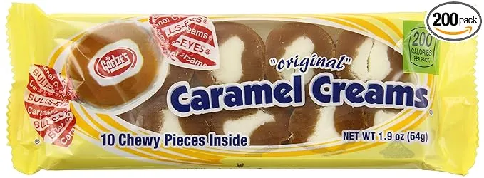 Goetze's Candy Caramel Cream, 10 count, 1.9-Ounce Boxes (Pack of 20)