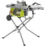 RYOBI RTS23 15 Amp 10 in. Expanded Capacity Table Saw With Rolling Stand