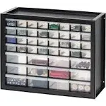 Iris Usa Dpc26 Plastic Parts Storage Hardware And Craft Cabinet 26 Drawers Black