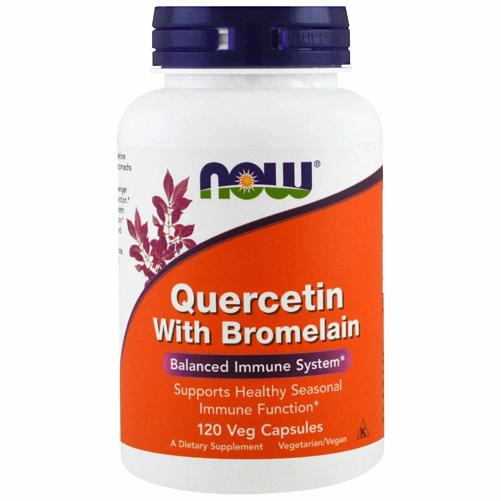 Now Foods Quercetin with Bromelain 120 Capsules