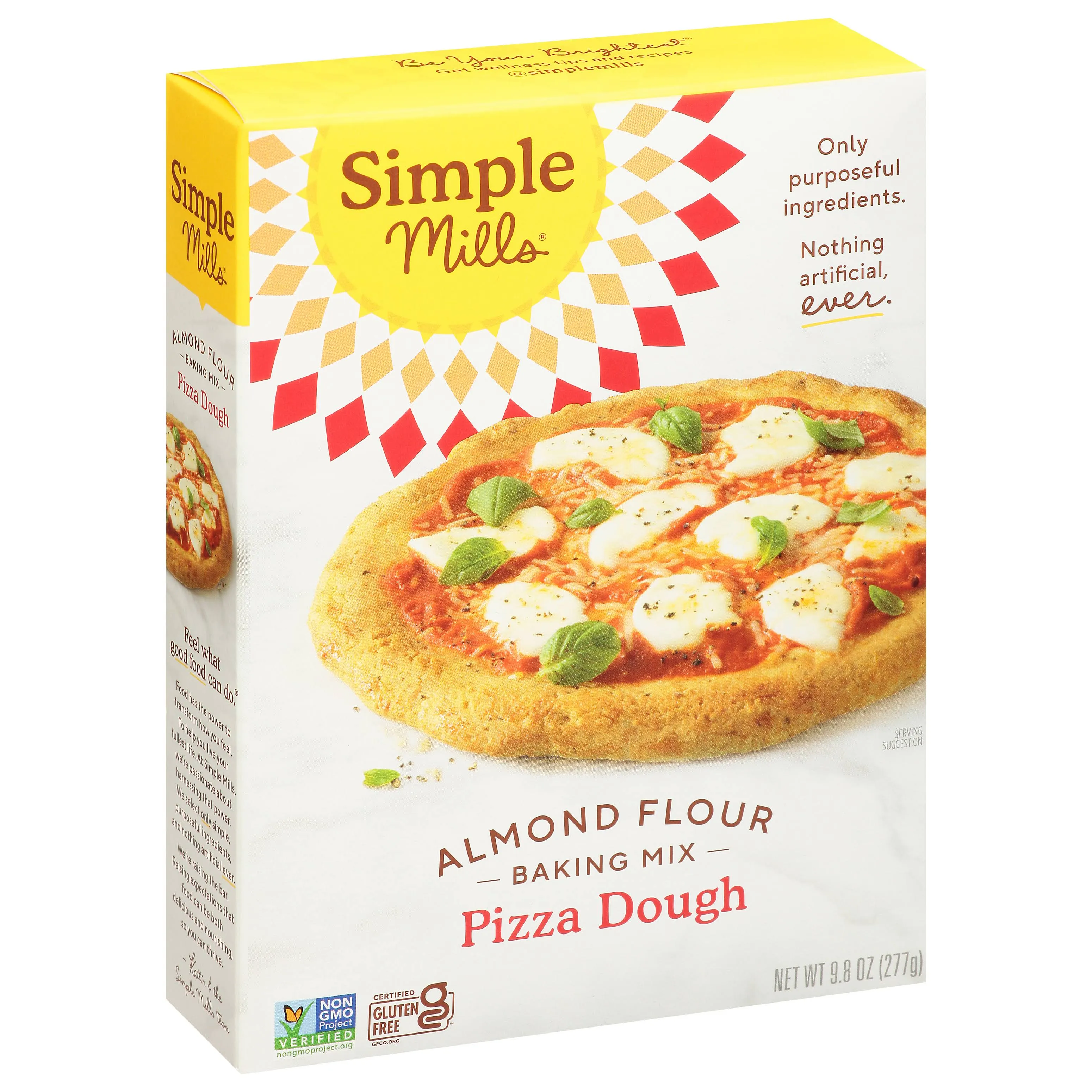 Simple Mills Baking Mix, Almond Flour, Pizza Dough - 9.8 oz