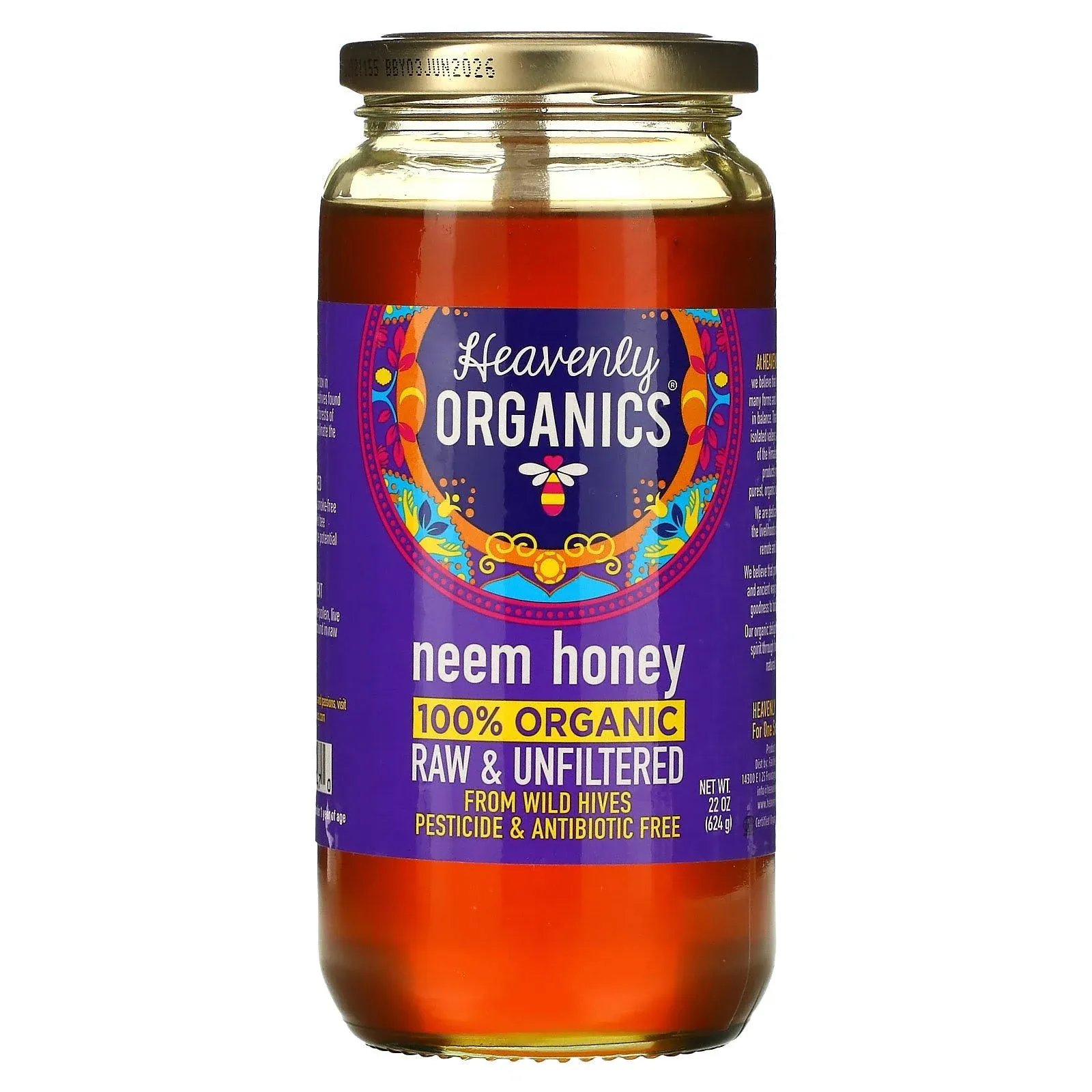 Heavenly Organics Organic Neem Honey