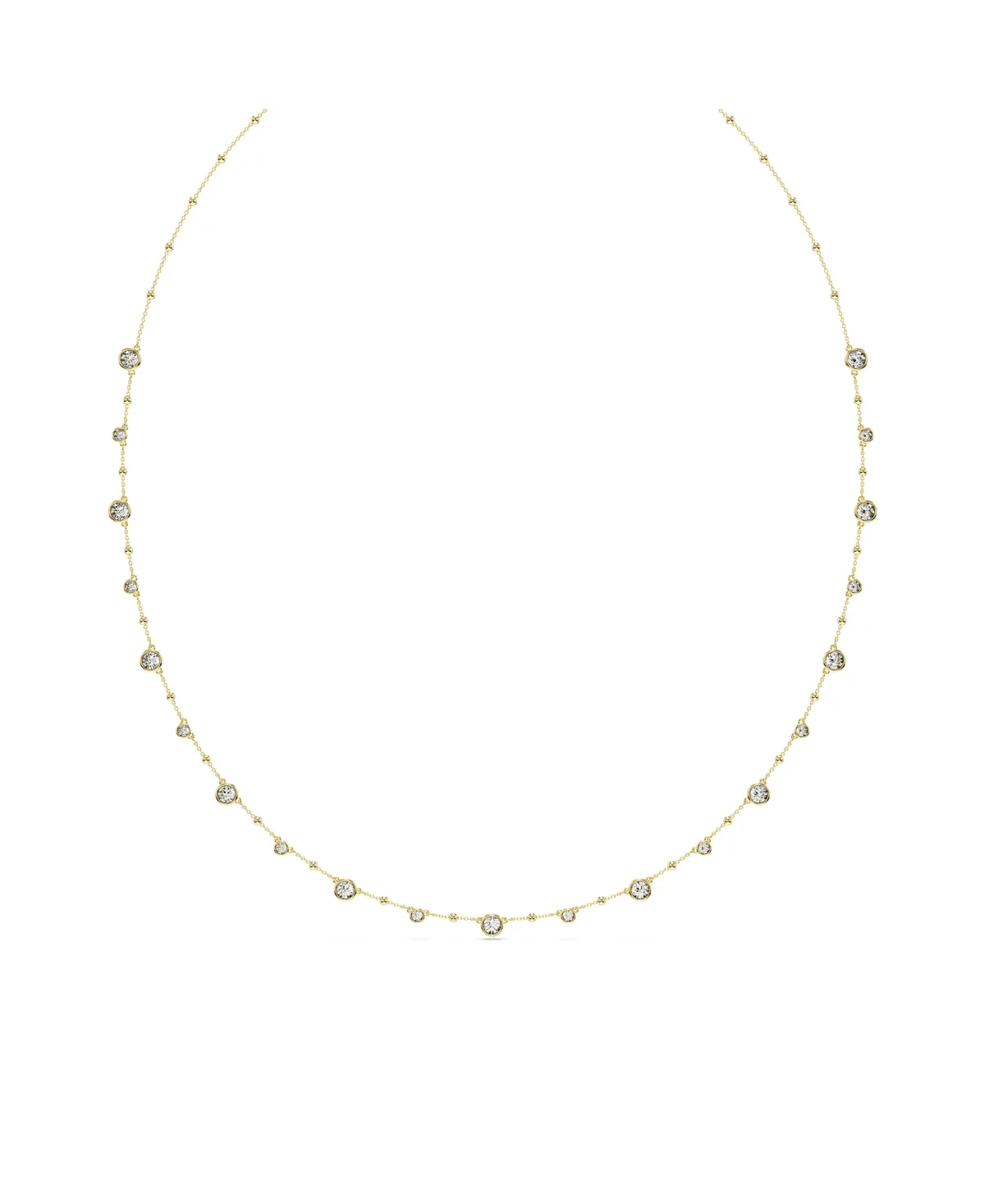 Swarovski Imber Strandage, Round Cut, White, Gold-Tone Plated