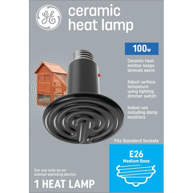 GE 100W Heat Bulb