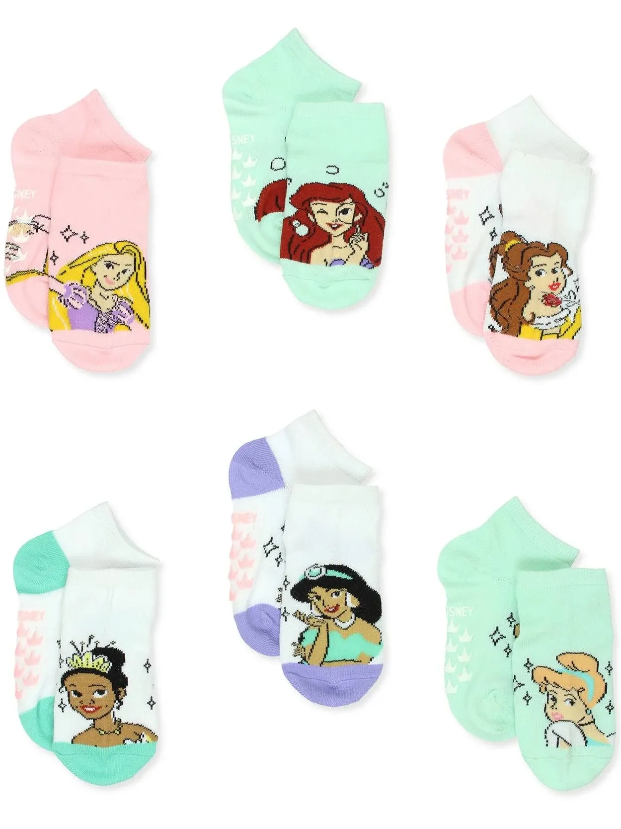 Disney Princess Toddler Girls Socks with Grippers