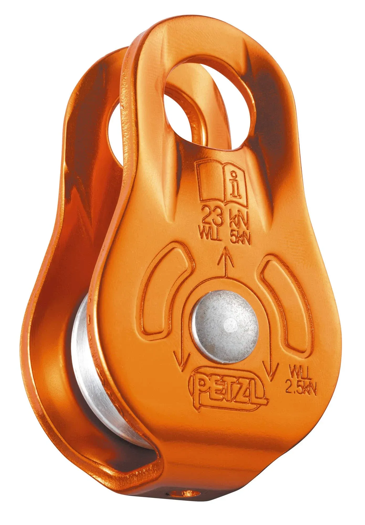 Petzl FIXE Pulley - Versatile Compact Pulley With Fixed Side Plates for Hauling and Rigging