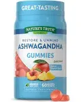 Nature's Truth Ashwagandha, Restore & Unwind, Tropical Flavor, Gummies, Vitamins - 60 vegan gummies