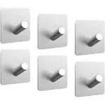 Self-Adhesive Towel Hooks - Sticky Heavy Duty Wall Robe Coat Hook for Hanging...