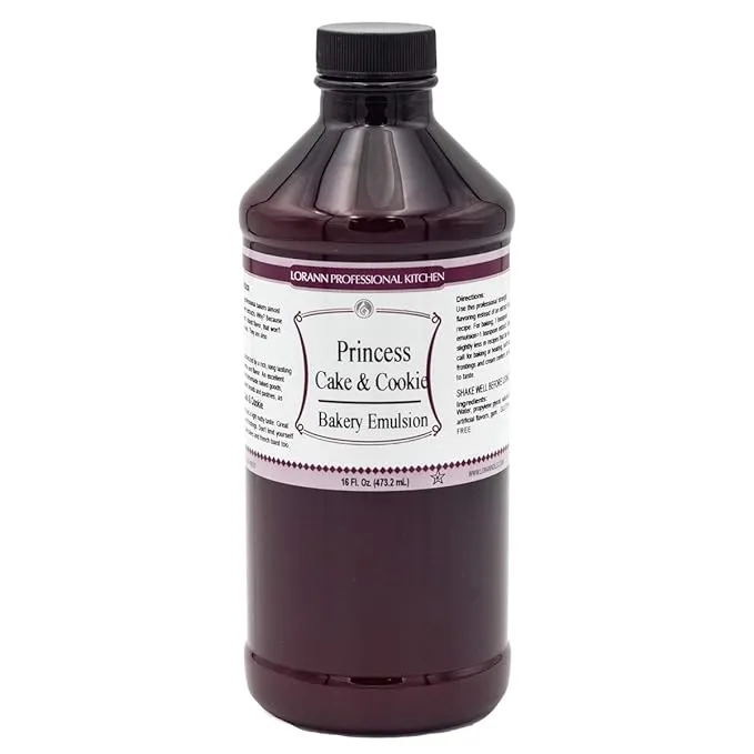 LorAnn Oils 16 oz. Princess Cake and Cookie Bakery Emulsion