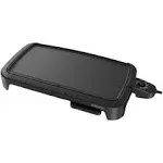 BLACK+DECKER Family-Sized Electric Griddle with Warming Tray & Drip Tray, GD2051B