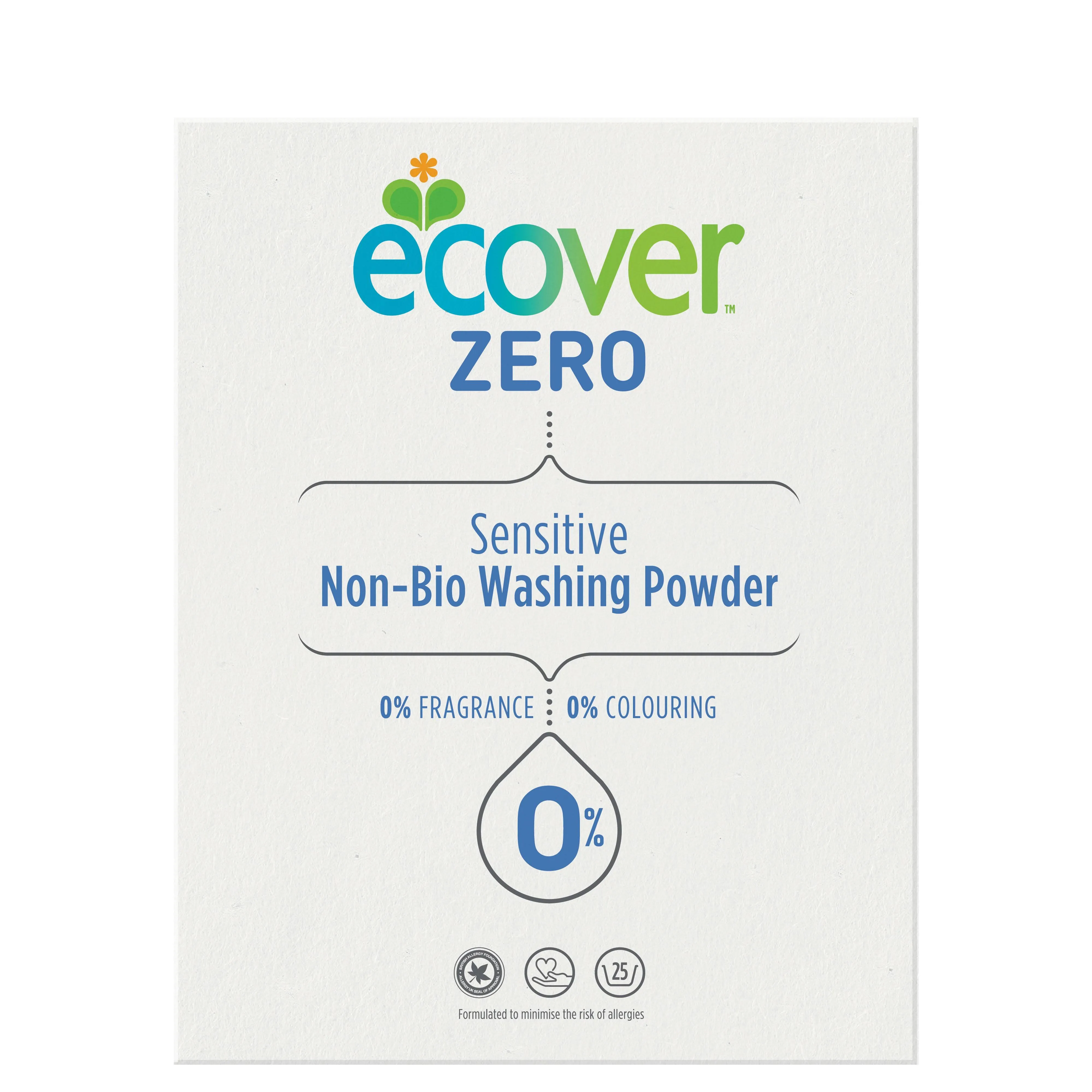 Ecover Zero Sensitive Non-Bio Washing Powder 1.875kg