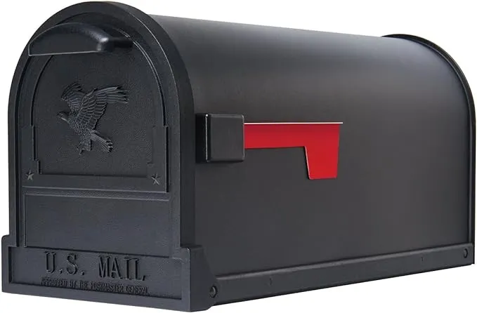 Gibraltar Mailboxes Arlington Large Steel Post-Mount Mailbox