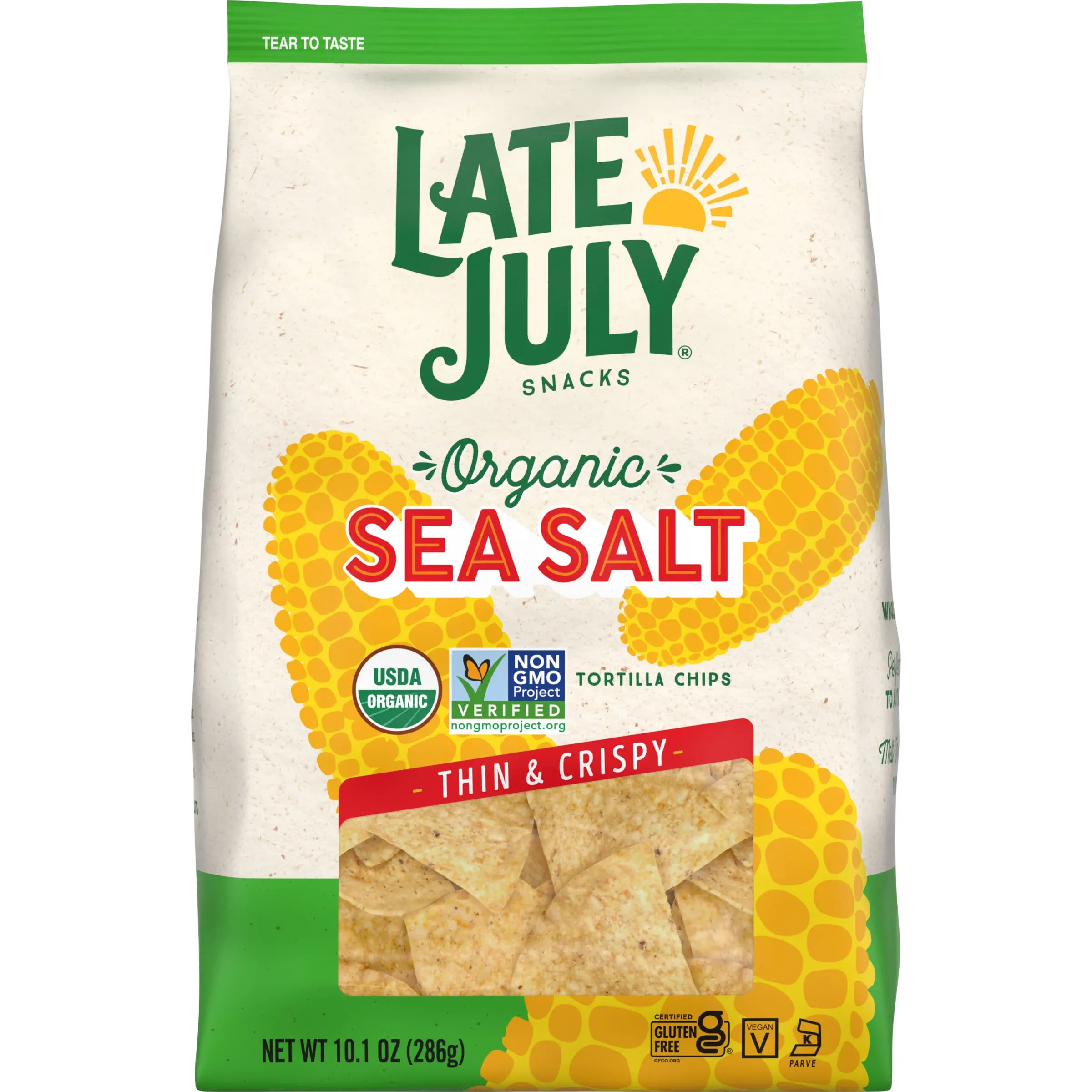 Late July Organic Sea Salt Thin Crispy Tortilla Chips