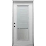 MMI Door 36 in. x 80 in. Full Lite Right-Hand Inswing Full Lite Clear Classic