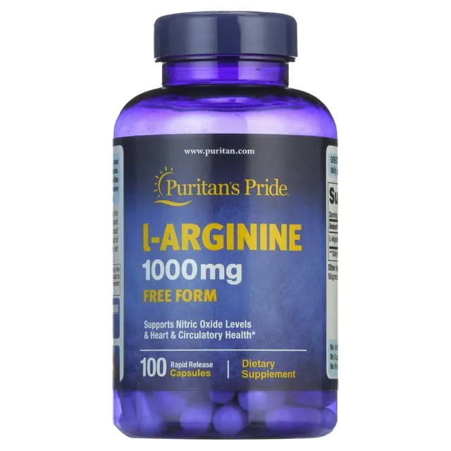 Puritan&#039;s Pride L-Arginine 1000 mg-200   Caplets