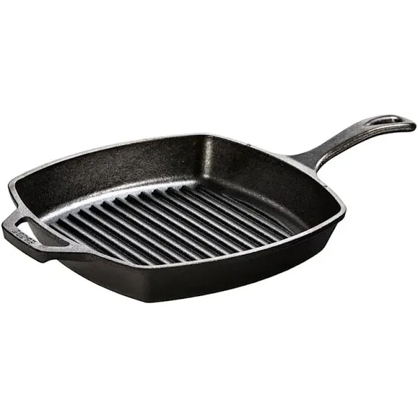 10.5 Inch Square Cast Iron Grill Pan-Made USA