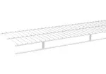 ClosetMaid Wardrobe Wire Shelf, White, 6-ft. x 12-In.