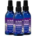 Dr Teal's Sleep Spray, Sleep Blend with Melatonin, Lavender & Chamomile Essential Oils, 6 fl oz (Pack of 3) (Packaging May Vary)